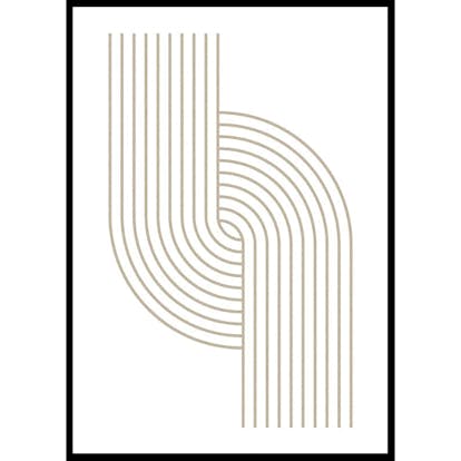 Poster Gallerix Art Lines No1