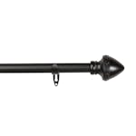 Gardinstångset Kirsch Delight Svart 120-210cm för Gardinupphängning