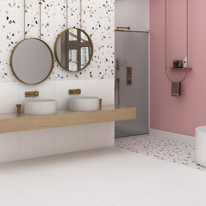 Klinker Netto Ceramika Terazzo Multicolor Matt 60x60 cm