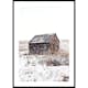 Poster Gallerix Sandhills Cabin In Snow
