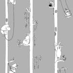 Tapet Paintpart Mumin 3 5351-1