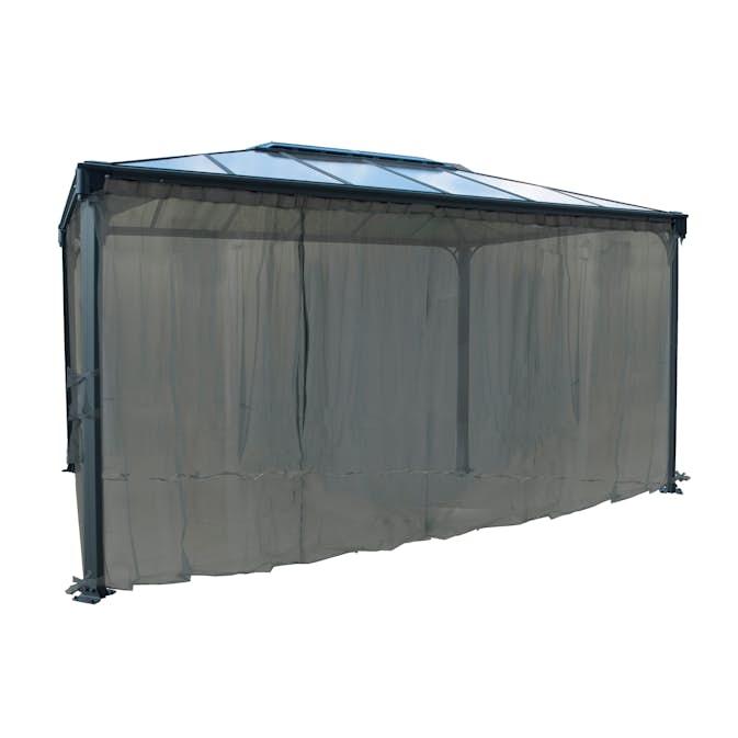 Myggnät Canopia by Palram För Paviljong 4300, Svart Polykarbonat Trädgårdspaviljong