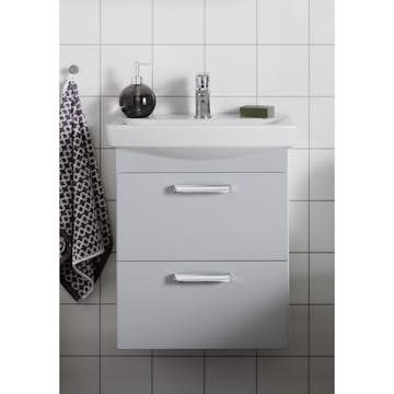 Tvättställsskåp Hafa Life med Tvättställ Ljusgrå Matt