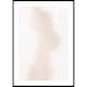 Poster Gallerix Watercolor Faded Brown No1
