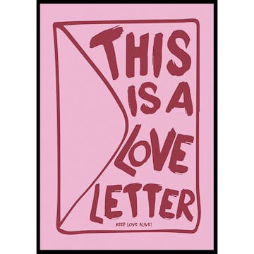 Poster Gallerix This Is A Love Letter