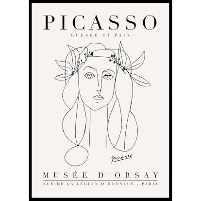 Poster Gallerix Picasso Guerre Et Paix