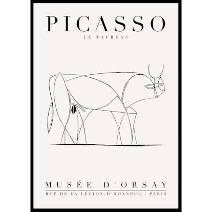 Poster Gallerix Picasso Le Taureau