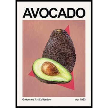 Poster Gallerix Avocado Vintage Art