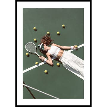 Poster Gallerix On The Tennis Court