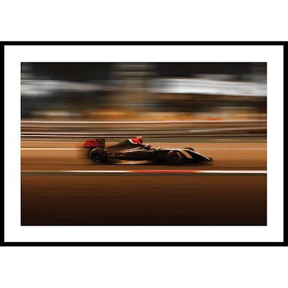 Poster Gallerix F1 Car In Motion