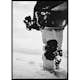 Poster Gallerix Snowboarder B&W No1