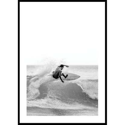 Poster Gallerix Surfer B&W