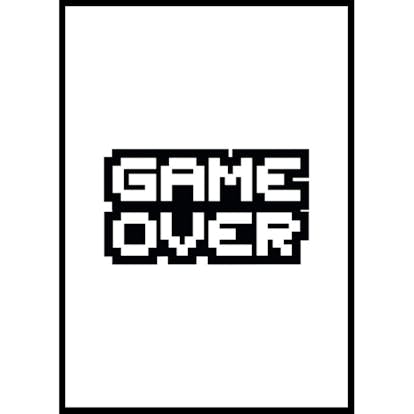 Poster Gallerix Game Over