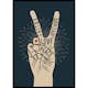 Poster Gallerix Peace And Love Vintage Style