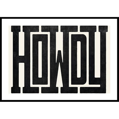 Poster Gallerix Howdy