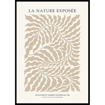 Poster Gallerix La Nature Exposee 34