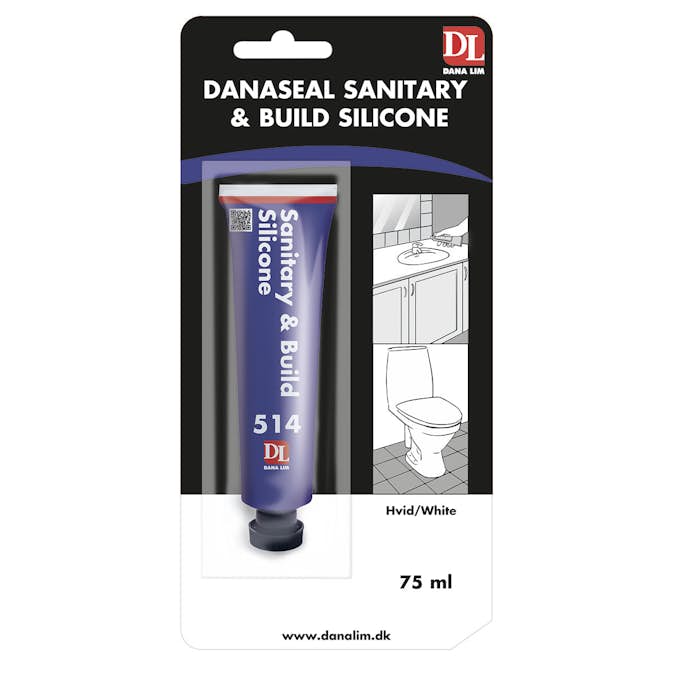 Våtrumssilikon Danalim 514 75 ml