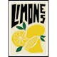 Poster Gallerix Lemons Vintage Retro