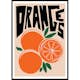 Poster Gallerix Oranges Vintage Retro