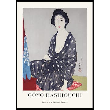 Poster Gallerix Woman In A Summer Garment By Goyo Hashiguchi