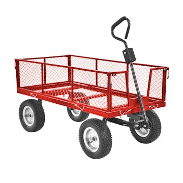 Traktorvagn HECHT till Åkgräsklippare/Trädgårdstraktor