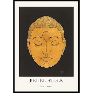 Poster Gallerix Head Of Buddha By Reijer Stolk