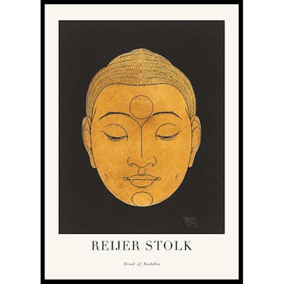 Poster Gallerix Head Of Buddha By Reijer Stolk