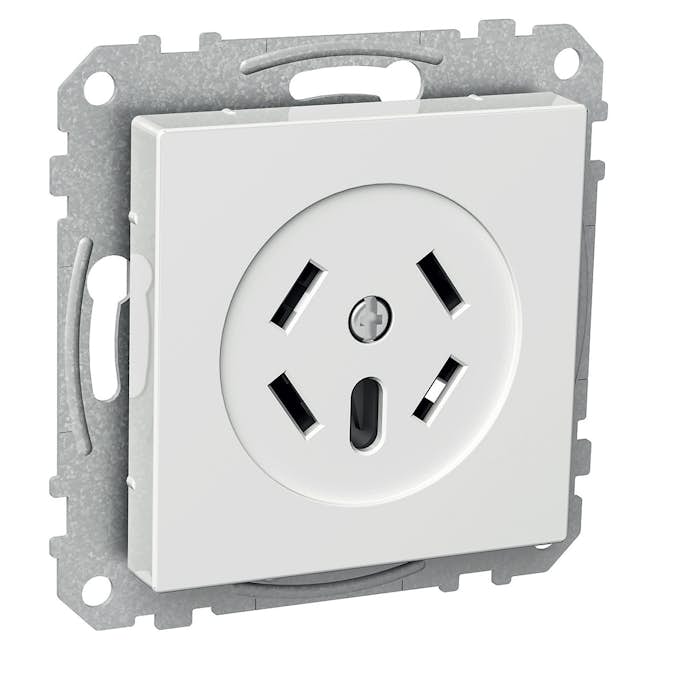 Rikstelefonuttag Schneider Electric Exxact