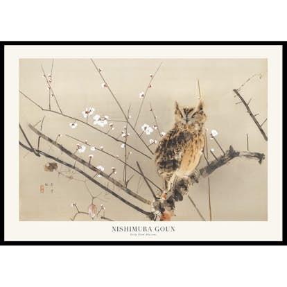 Poster Gallerix Early Plum Blossoms By Nishimura Goun