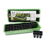 Minidrivhus Nelson Garden 57x24 cm med 48 krukor