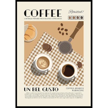 Poster Gallerix Coffee Un Bel Gusto