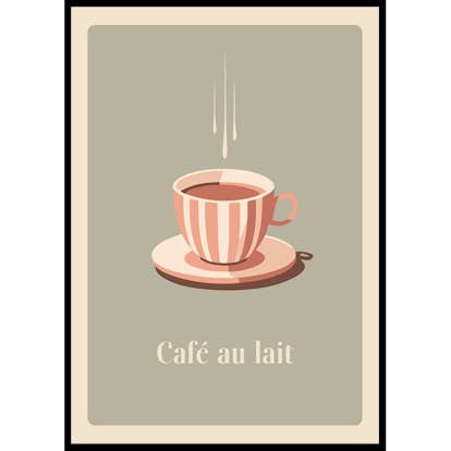 Poster Gallerix Cafe Au Lait