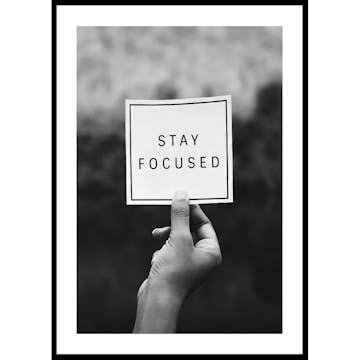 Poster Gallerix Stay Focused Note