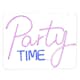 Väggdekoration Star Trading Plexy Party Time LED