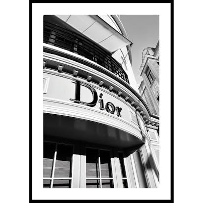 Poster Gallerix Dior Store B&W