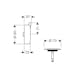 Täckplatta Hansgrohe Flexaplus S