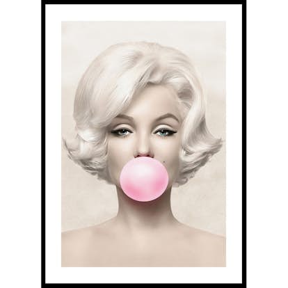 Poster Gallerix Marilyn Monroe Pink Bubblegum
