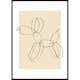 Poster Gallerix Balloon Dog Line Art