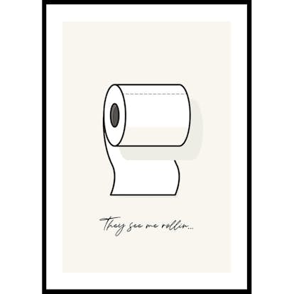 Poster Gallerix They See Me Rollin