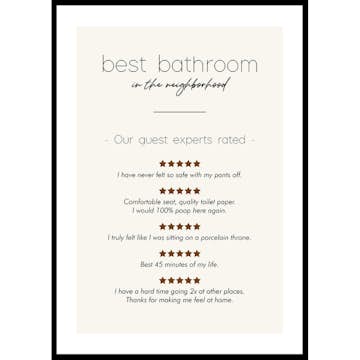 Poster Gallerix Best Bathroom