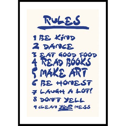 Poster Gallerix House Rules