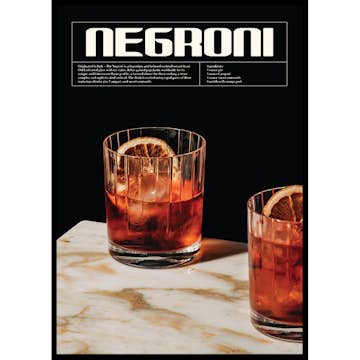 Poster Gallerix This Is Negroni Cocktail No2