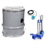 Pumpstation Flygt Compit Mini Bas 1-fas