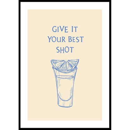 Poster Gallerix Give It Your Best Shot