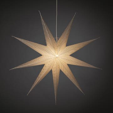 Adventsstjärna Gnosjö Konstsmide 9-uddig 115 cm