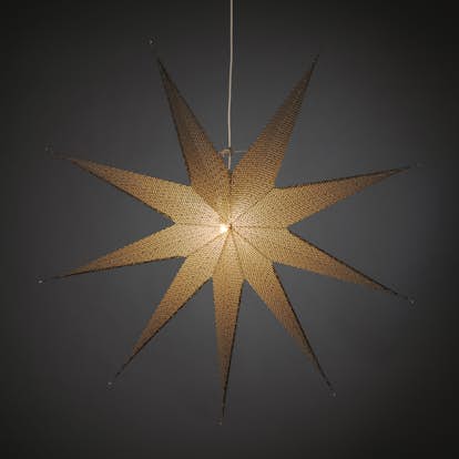 Adventsstjärna Gnosjö Konstsmide 9-uddig 115 cm