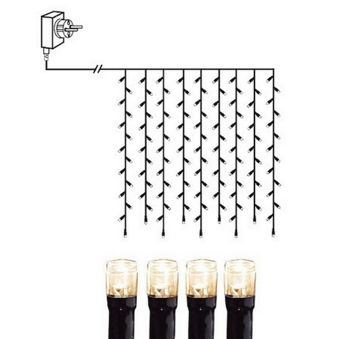 Ljusgardin Star Trading Serie MicroLED