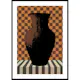 Poster Gallerix Checkered Vintage Vase No3