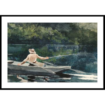 Poster Gallerix Casting Number Two By Winslow Homer