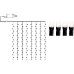 Ljusgardin Star Trading Crispy Ice White 120L